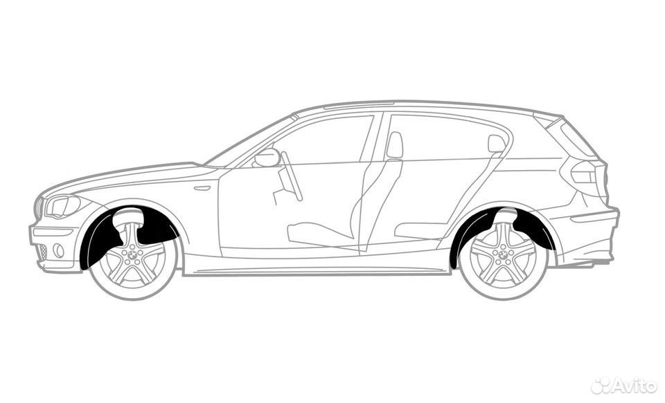 Подкрылки на chery Tiggo 5 (Т21)