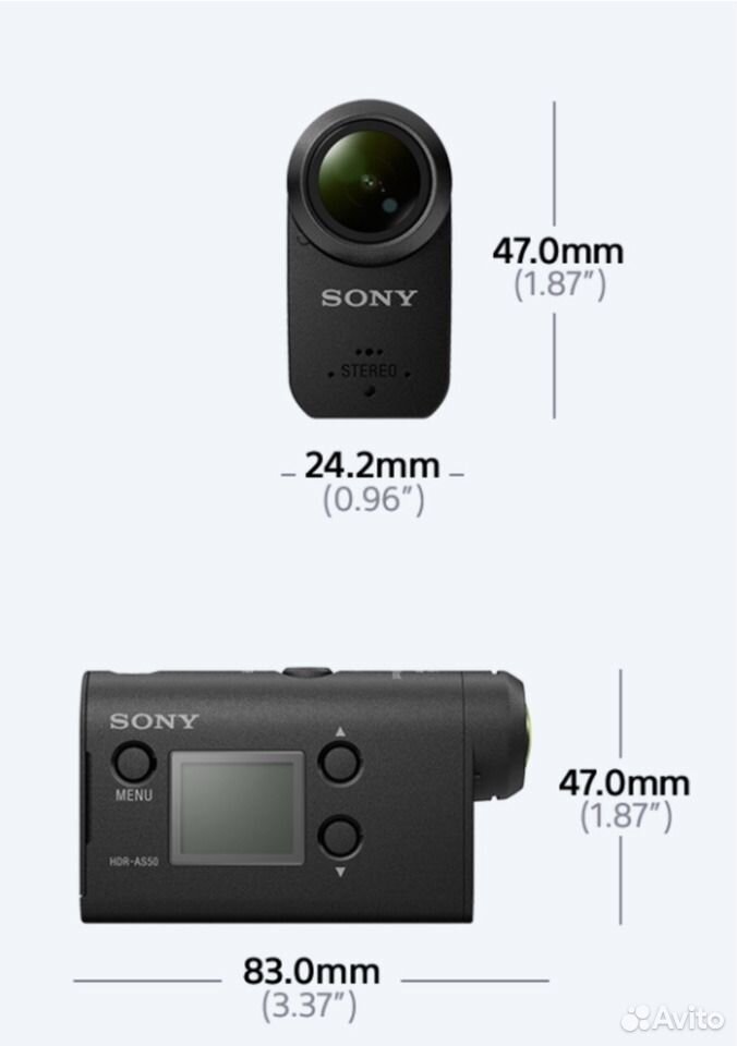 Карта памяти для экшн камеры sony as50