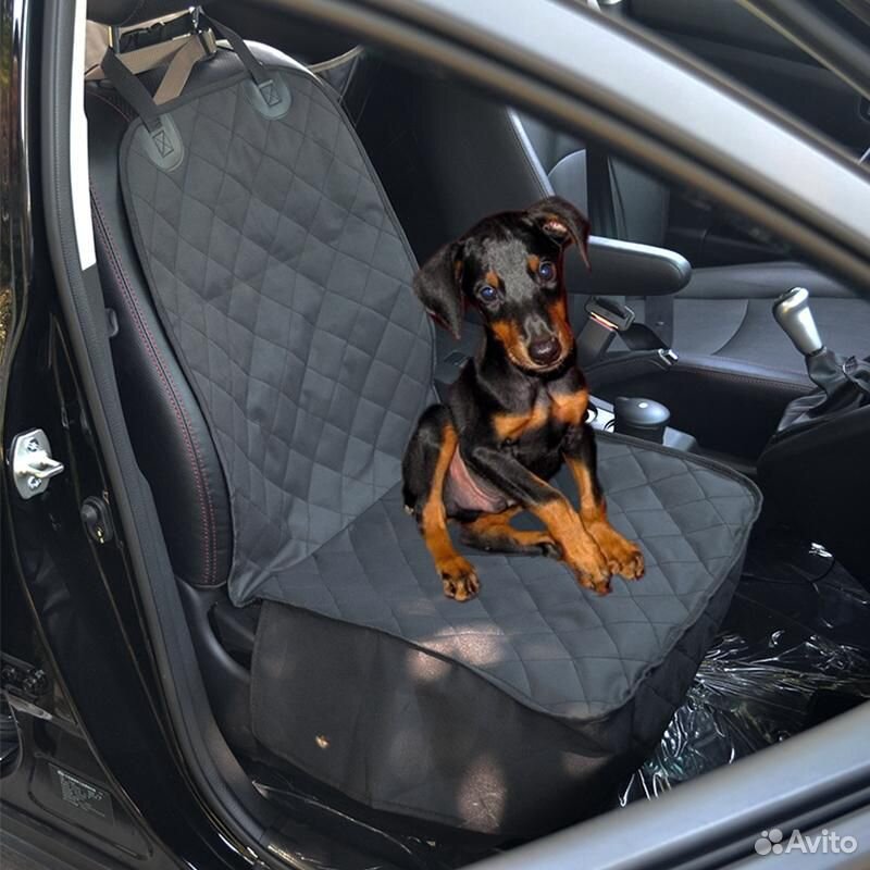 Автомобильный чехол для собак с бортами, черный купить на Зозу.ру - фотография № 3