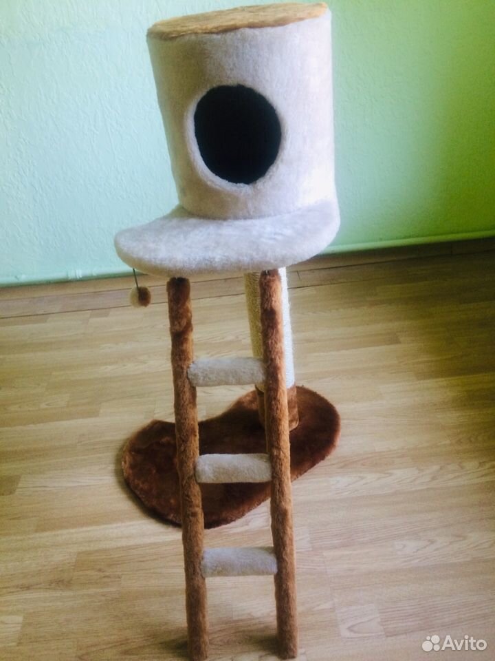 Домик для кошки, когтеточка купить на Зозу.ру - фотография № 1