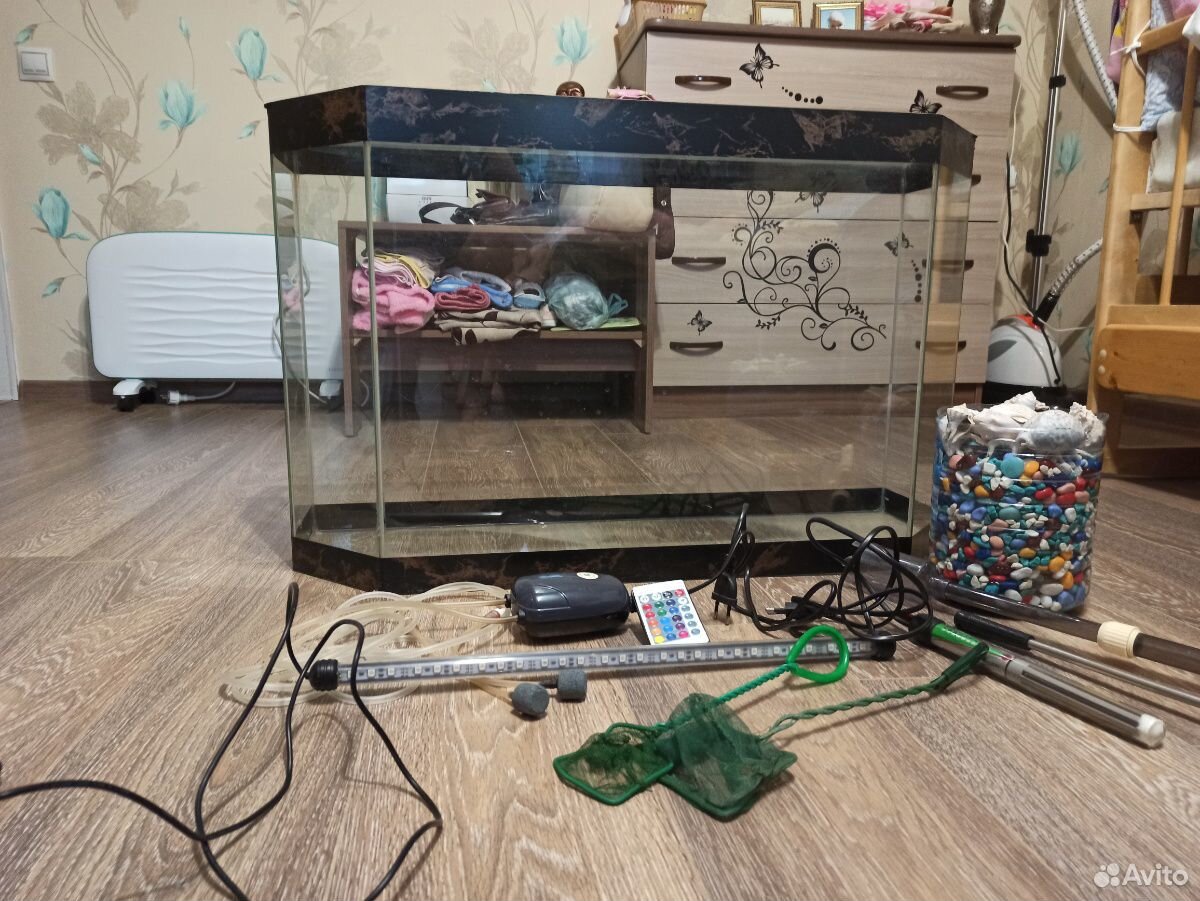 Продам аквариум на 100 литров купить на Зозу.ру - фотография № 3
