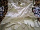 Платье сарафан атласное золотистого цвета объявление продам
