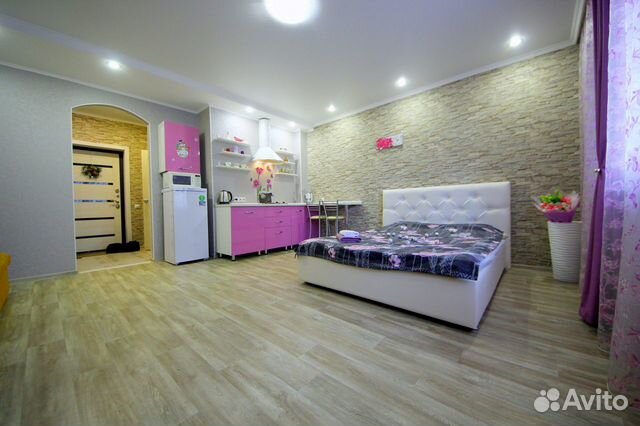

Квартира-студия, 33 м², 2 кровати