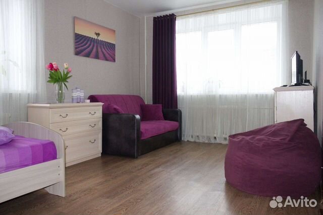 

1-к. квартира, 34 м², 2 кровати