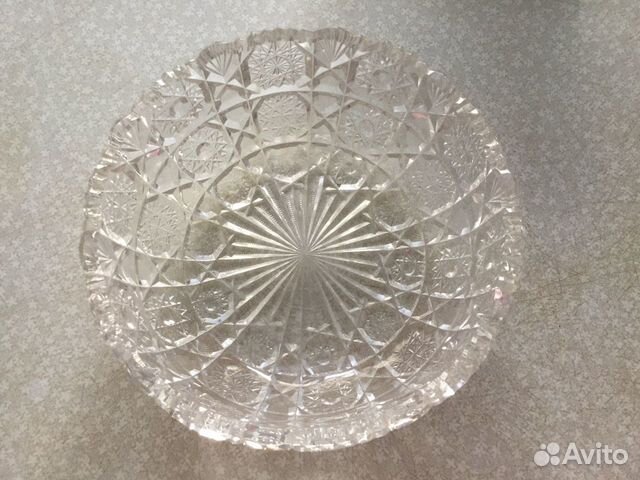 Ваза хрустальная