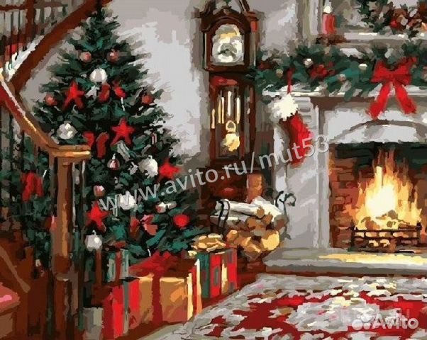 Новогодние Картины По Номерам Новогодние Картины По Номерам