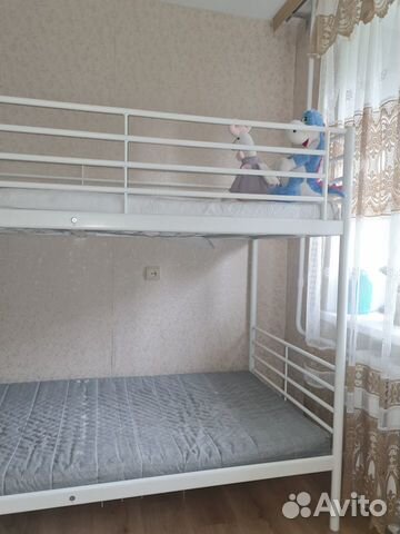Кровать двухьярусная купить в Ермолино, Full On Metal Bunk Beds Ikea Ksa