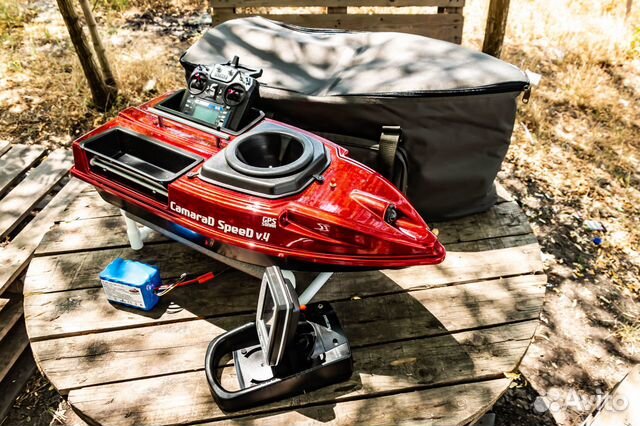 Карповый кораблик,разбрасыватель,25А,эхолот,сумка