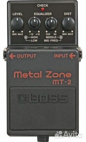 Гитарная педаль перегруза Boss MT-2 Metal Zone