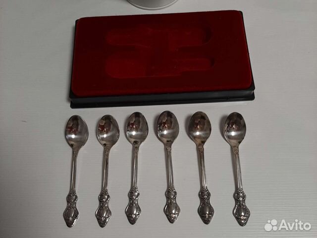 Набор кофейных ложек из мельхиора