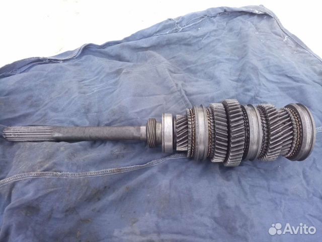 Вторичный вал в сборе кпп газ, волга