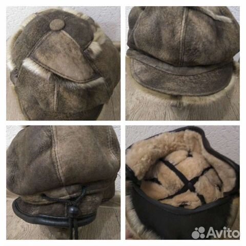 Женские головные уборы кожа-мех б/у