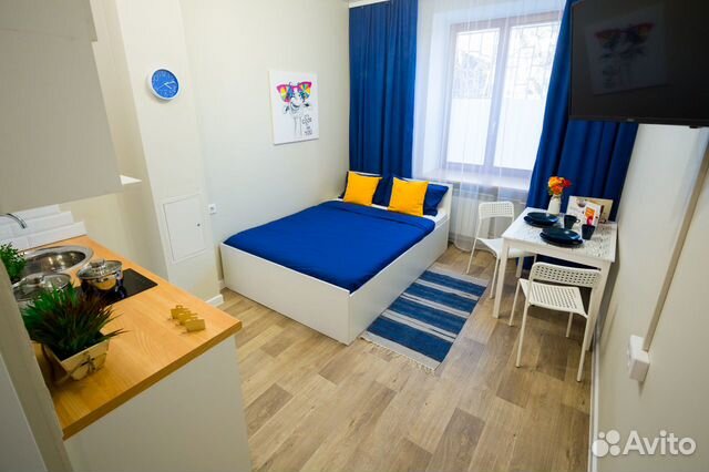 

Квартира-студия, 20 м², 1 кровать