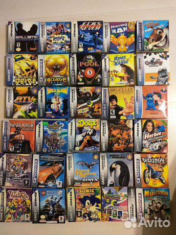 Картриджи game boy advance, обмен