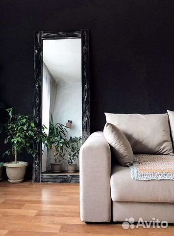 Зеркало в брашированной раме под заказ