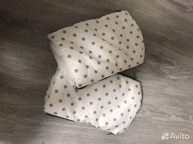 Рукавицы на санки коляску