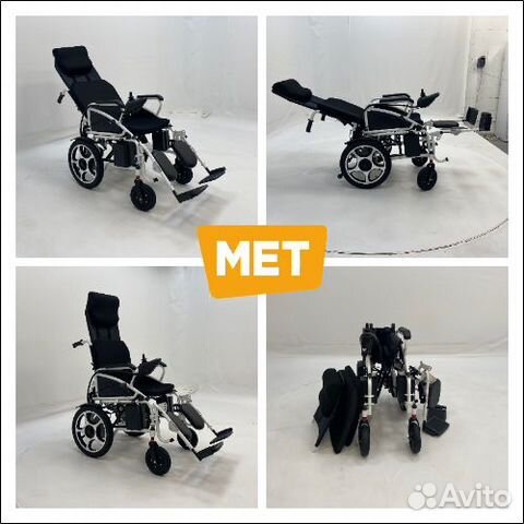 Электро кресло-коляска MET Сomfort85 откид.спинка