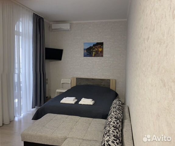 

Квартира-студия, 27 м², 2 кровати