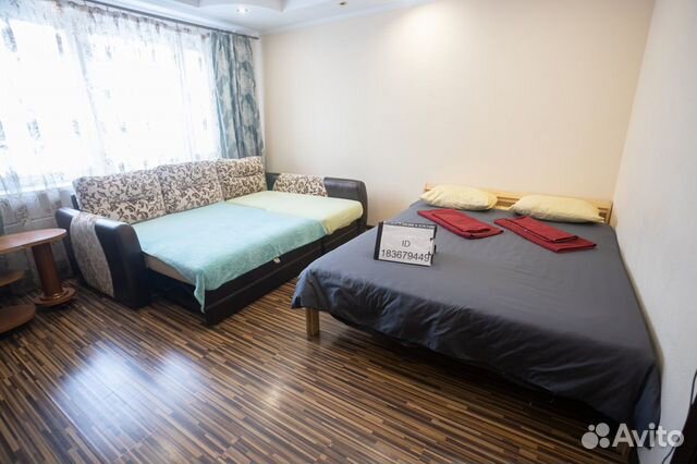 

1-к. квартира, 42 м², 2 кровати