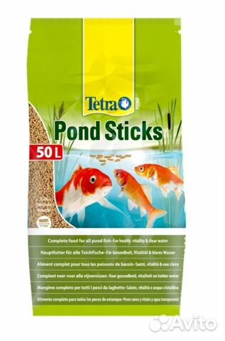 Корм для прудовых рыб Tetra Pond Sticks 25L, 40L