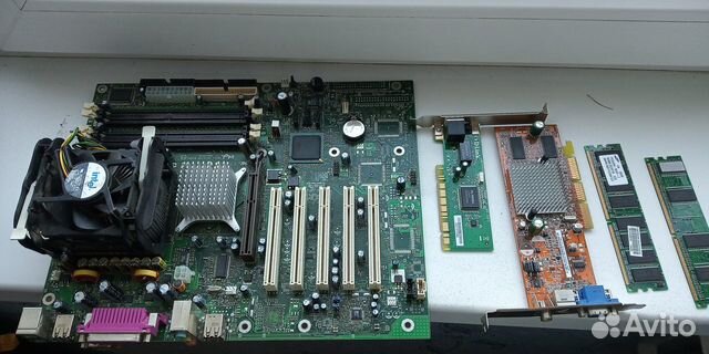 Ретро Материнская плата intel D865perl