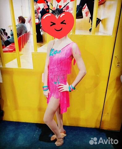 Платье для бальных танцев латина юниоры 1