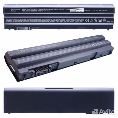 Аккумулятор для Dell T54FJ 11.1V 5200mAh