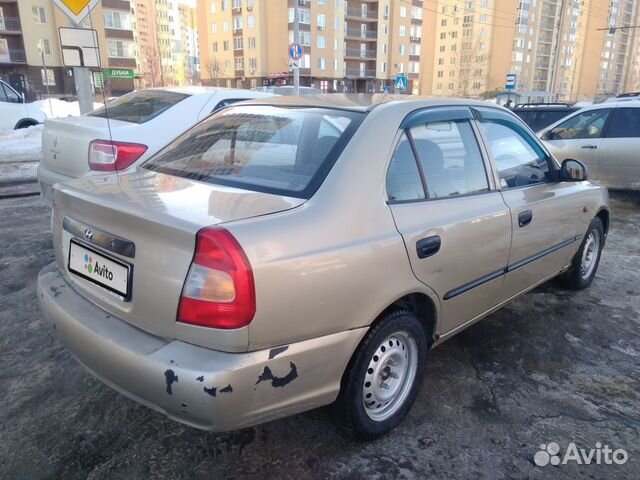 Hyundai Accent 1.5 МТ, 2004, 151 000 км