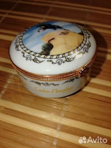 Шкатулка фарфоровая Санкт-Петербург