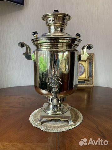 Самовар банка Царская на 9л