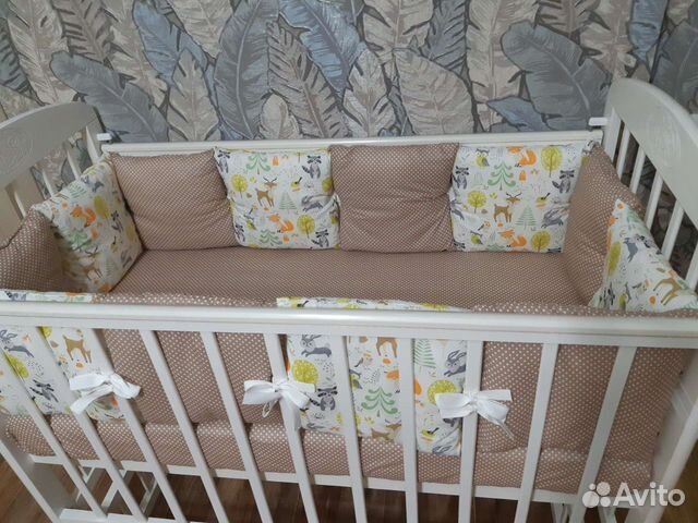 Бортики в кроватку, конверт-одеяло на выписку