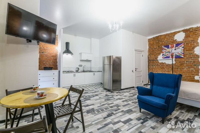 

Квартира-студия, 45 м², 2 кровати