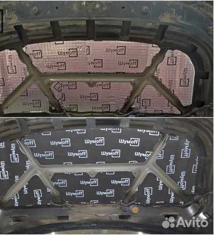Шумоизоляция капота от Шумофф