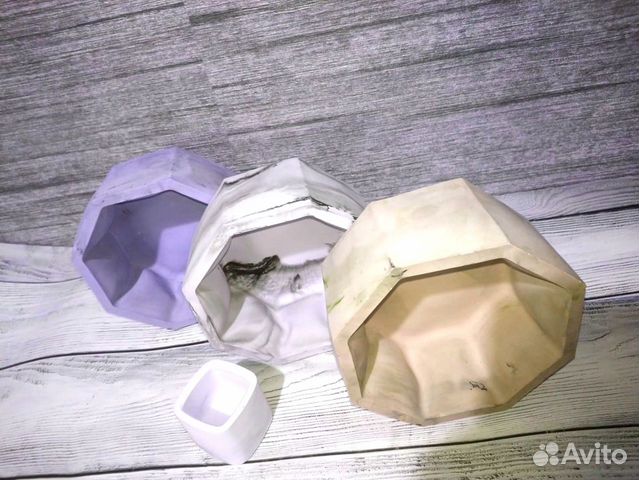 Кашпо ваза горшок гипс decor