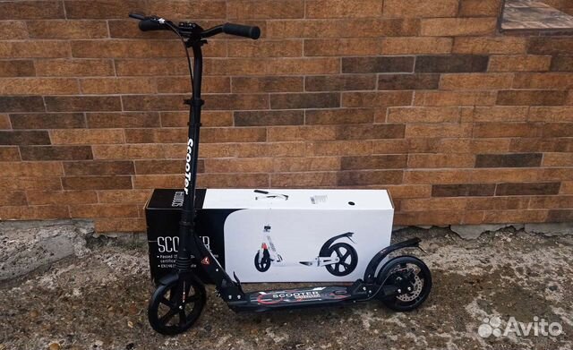 Самокат новый с дисковым тормозом