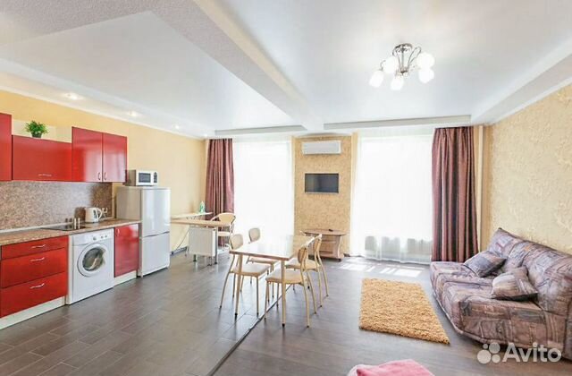 

Квартира-студия, 42 м², 2 кровати