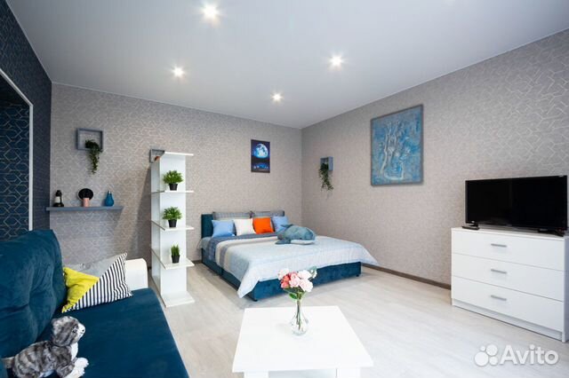 

1-к. квартира, 45 м², 2 кровати