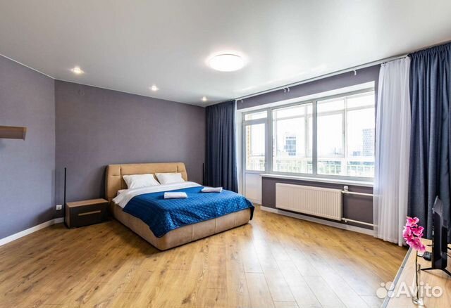 

1-к. квартира, 52 м², 3 кровати