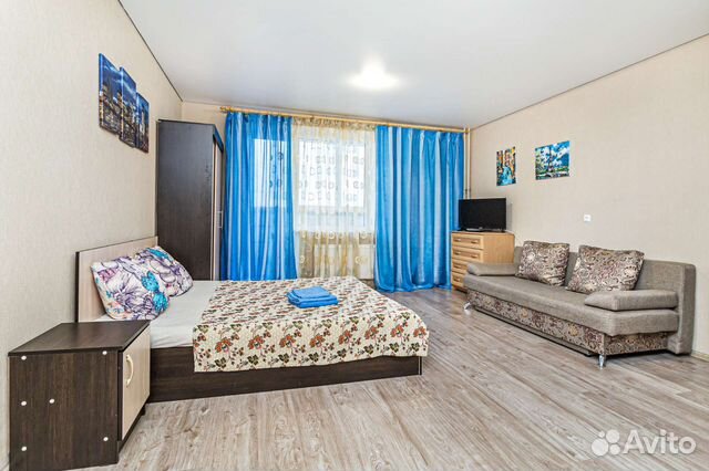 

Квартира-студия, 34 м², 2 кровати