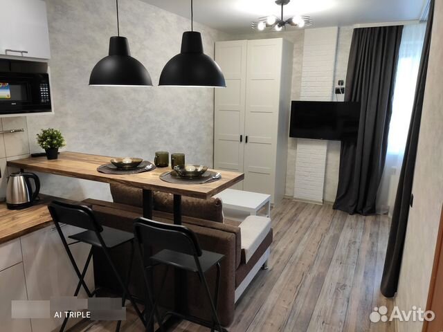 

Квартира-студия, 25 м², 2 кровати