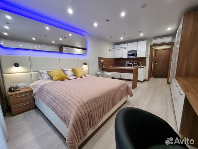 

Квартира-студия, 30 м², 1 кровать