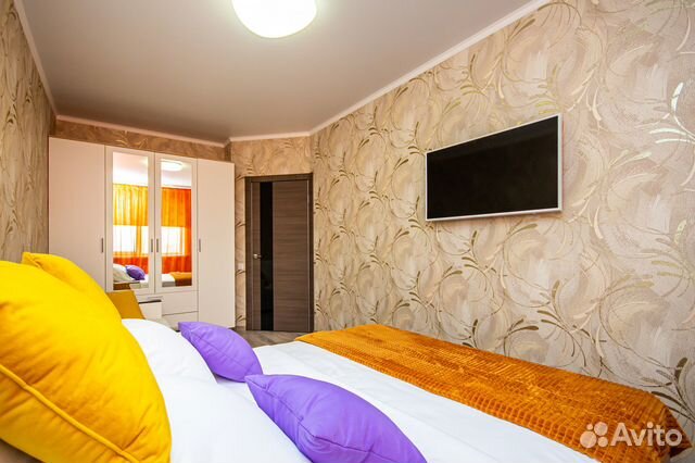 

1-к. квартира, 45 м², 2 кровати