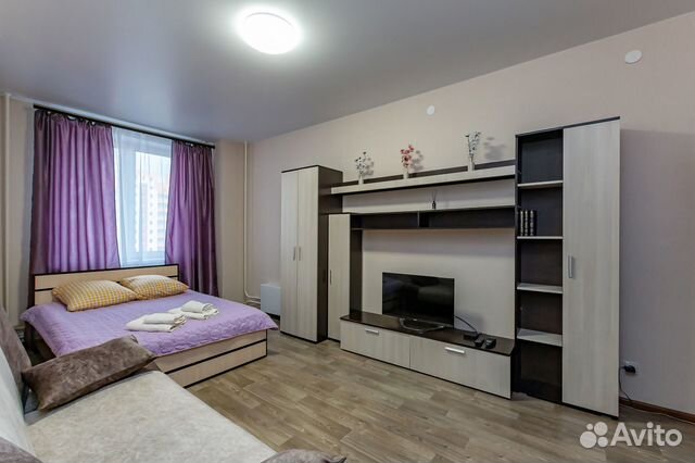 

1-к. квартира, 40 м², 3 кровати