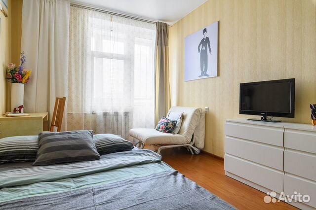 

Квартира-студия, 27 м², 2 кровати