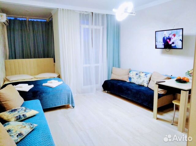 

Квартира-студия, 30 м², 3 кровати