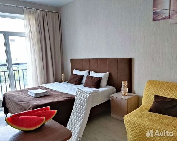 

Квартира-студия, 28 м², 2 кровати