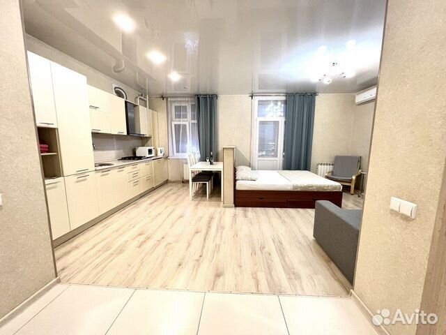 

Квартира-студия, 43 м², 2 кровати