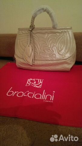 Сумка braccialini Кожа. Италия. Оригинал