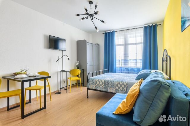 

Квартира-студия, 26 м², 2 кровати