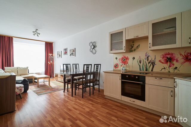 

1-к. квартира, 66,9 м², 1 кровать